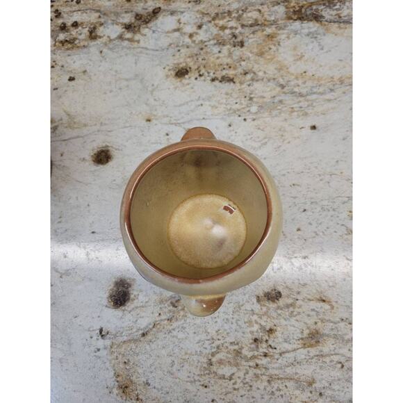 Vintage Frankoma Sugar Creamer, Plainsman Desert Gold, Open Bowl 5DB Pitcher 5DA - Picture 5 of 6